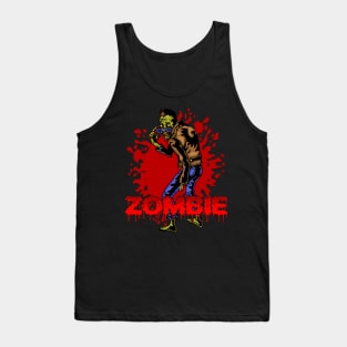 Cool Zombie Hipster Tank Top